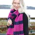 Hot Pink Modern Scarf