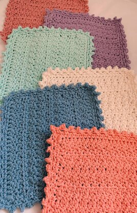 The Picot Posy Dishcloth