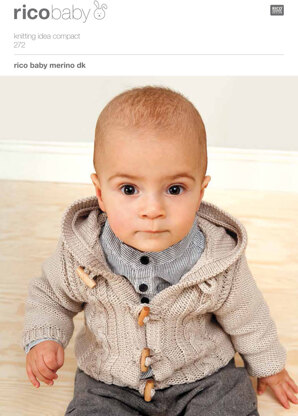 Cabled Jackets in Rico Baby Merino DK - 272