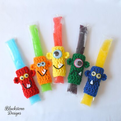 Knit Monster Popsicle Holders