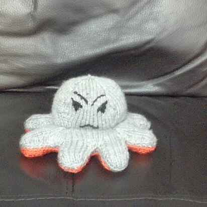 Two face octopus - knitting pattern