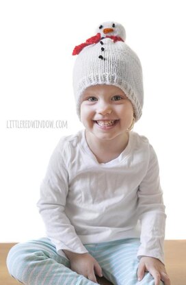 Winter Snowman Hat