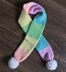 Color Block Rainbow Scarf