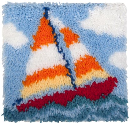 Grafitec Sail Boat Latch Hook Rug Kit