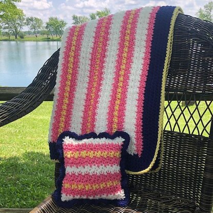 Taffy Stripes Crib Set