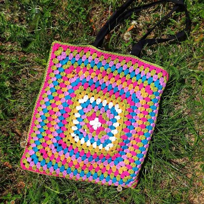 Granny Square Tote Bag