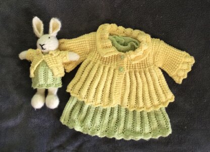 Baby dress and jacket