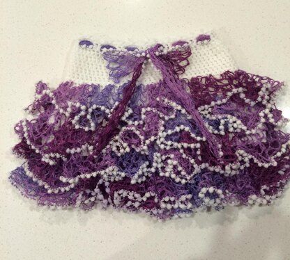 Child's Crochet Ruffle Skirt 9months - 5yrs