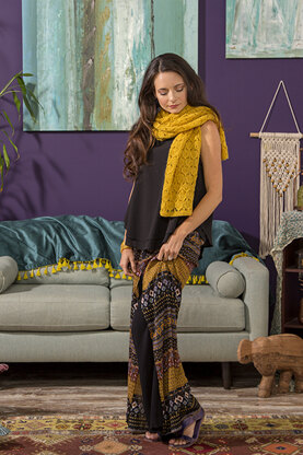 Medallion Wrap in Universal Yarn Finn - Downloadable PDF