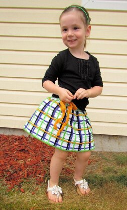 "Perfectly Plaid" Girls Skirt