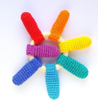 Rainbow sun teether