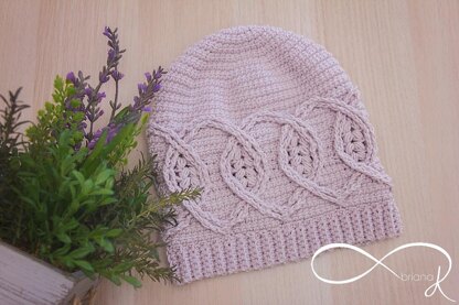 Infinity Wheat Stitch Hat DK