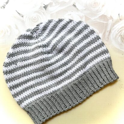 Striped Baby Hat