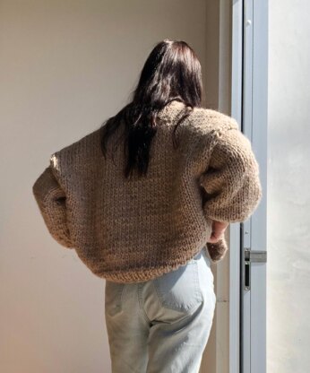 Bulky Cardigan Knitting Pattern