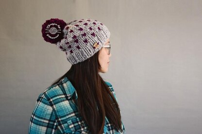 Chunky Fair Isle Slouch