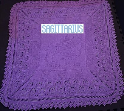 Nr. 11 Zodiac Sagittarius Baby blanket