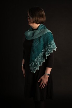 Seascape Shawlette