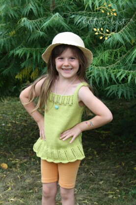 Balthial - Lace Summer Shirt Top for Girls Sizes 116/122, 128/134 (EU) resp. 6/7, 8/9 (US)