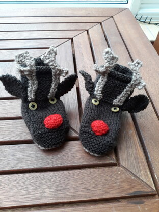 Reindeer Booties