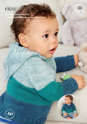 Sweaters in Rico Baby Classic DK & Baby Classic Print DK - 841 - Downloadable PDF
