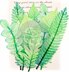 Prima Marketing Fabric Leaves 12/Pkg - Mountain Pine