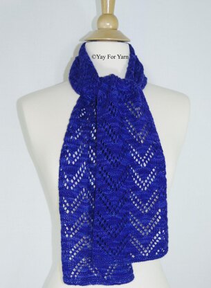 Double Chevron Lace Scarf