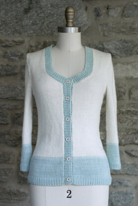 Tarta Sweater in Manos del Uruguay Silk Blend Semi-Solid - 2014C