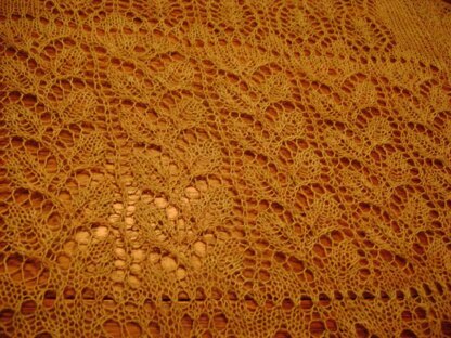 Climbing Leaves Lace Sampler Stole