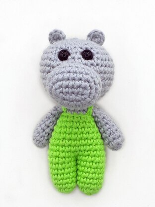 Amigurumi hippo