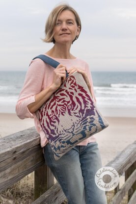 Tiger Mosaic Backpack/ Bag