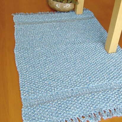 Rug in Bernat Handicrafter Cotton Twists