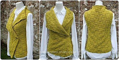 Sorbet wrap / sleeveless jacket