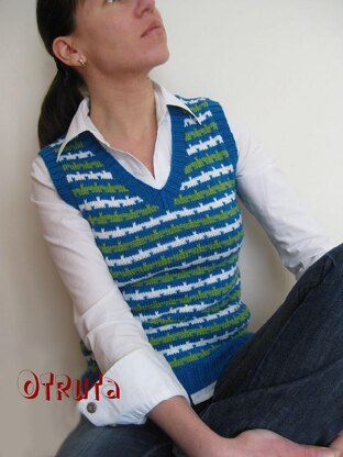 Colorful Stripes Vest