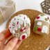 Crochet gingerbread houses pattern Christmas ornament amigurumi decor