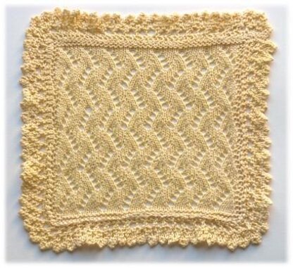 K642-Lace Washcloths