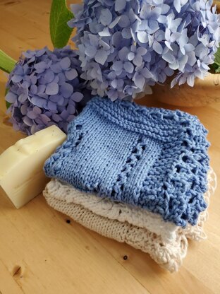 Hydrangea Face Cloth