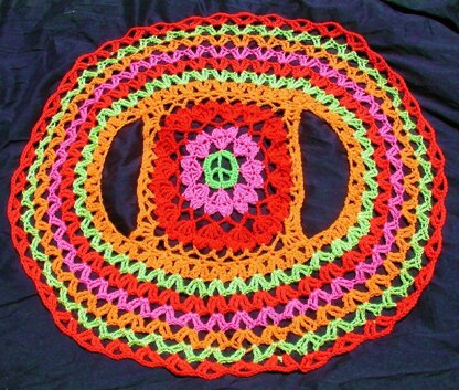 Crochet Me A Rainbow Circle Vest
