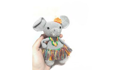 Crochet Amigurumi Elephant Wowie Toy