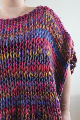 Knitted Rainbow Top