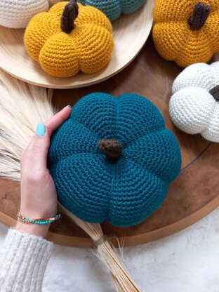 Modern Crochet Pumpkins