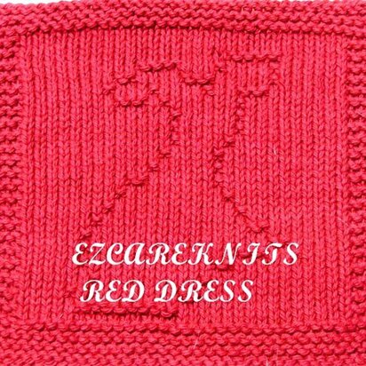 Red Dress - knitting pattern