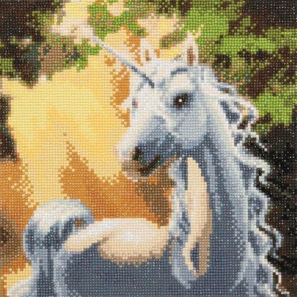 Crystal Art Kit (Medium) - Sunshine Unicorn Diamond Painting Kit - 11.8" x 11.8"