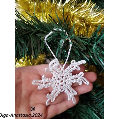 Crochet snowflake 91
