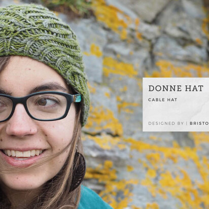 "Donne Hat by Bristol Ivy" - Hat Knitting Pattern in The Yarn Collective - knitting pattern