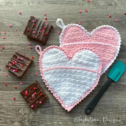 Heart Shaped Pot Holder