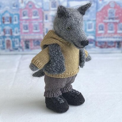 Wooly the Wolf - knitting pattern