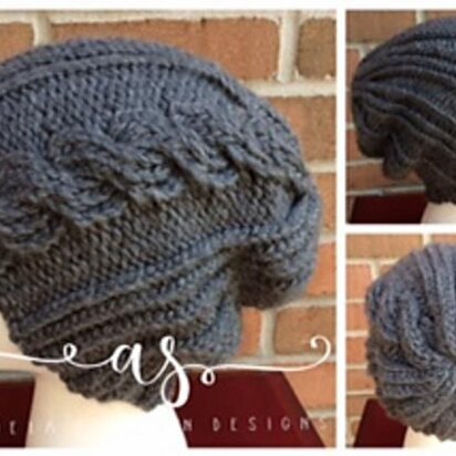 Ribbed Cable Beanie