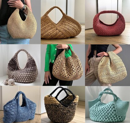 Set of 9 Bag Patterns