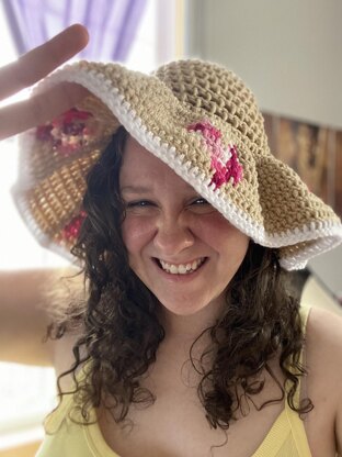 Six Hearts Sunhat