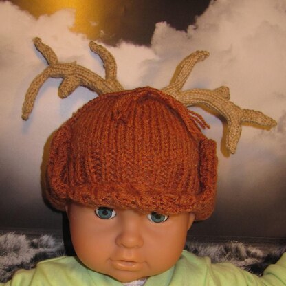 Baby Deerstalker Beanie Hat